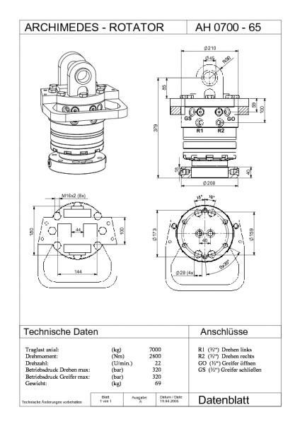 Rotator AR-H 70-3